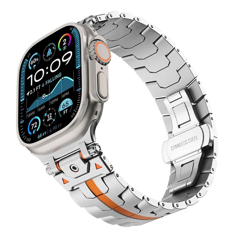 "Elegance Mecha" Stainless Steels Band For Apple Watch