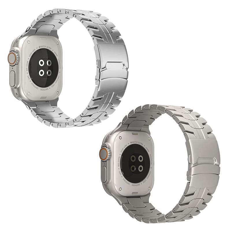 "Elegance Redefined" Pure Titanium Apple Watch Band