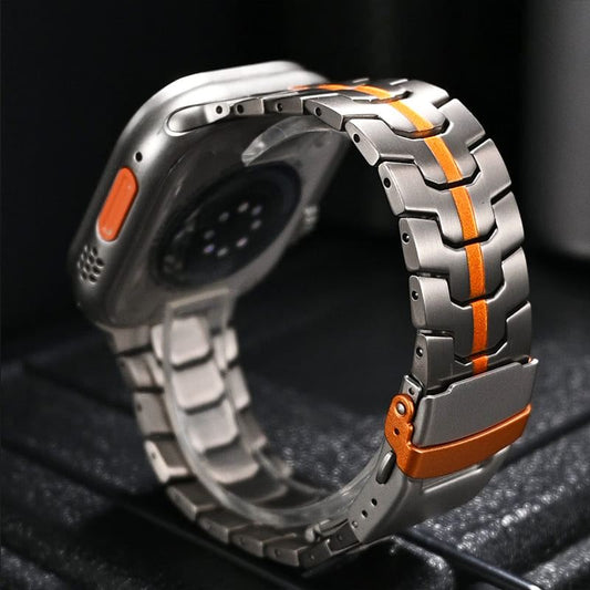 "Elegance Redefined" Titanium Alloy Apple Watch Band