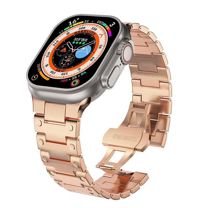 Elegance Stainless Steel & Titanium Alloy Band for Apple Watch