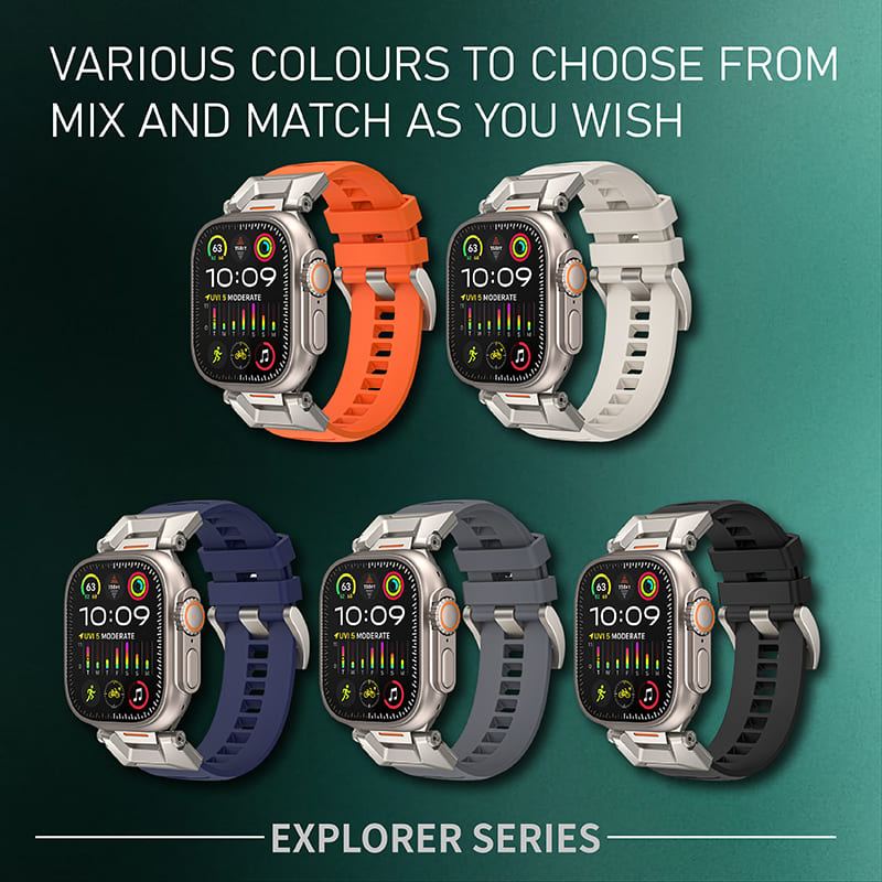 Explorer Mecha Band Combo - Apple Watch Band+ Watch Charger