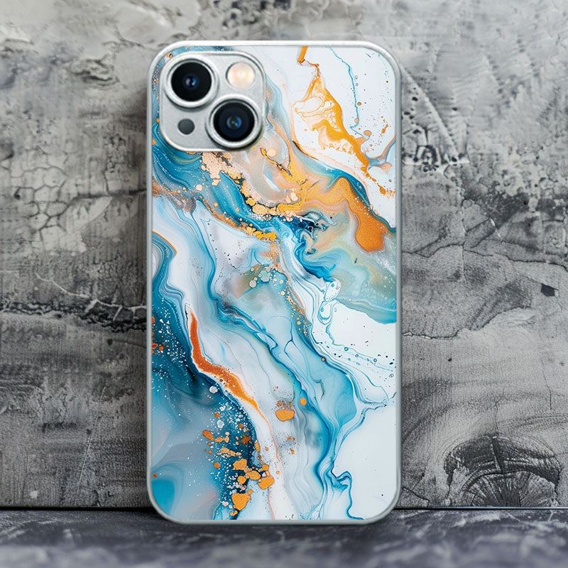 "FluxFusionArt" Special Designed Glass Material iphone Case