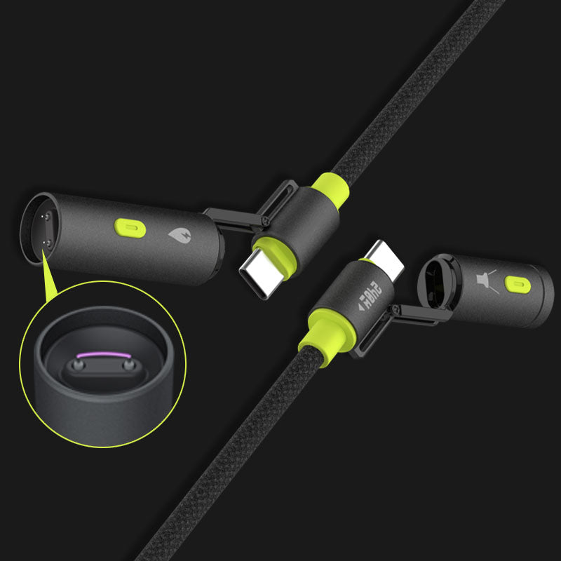 Free ChubbyWild 240W Rugged Charging Cable – Arc Ignite & Emergency Light, Outdoor Power Pro