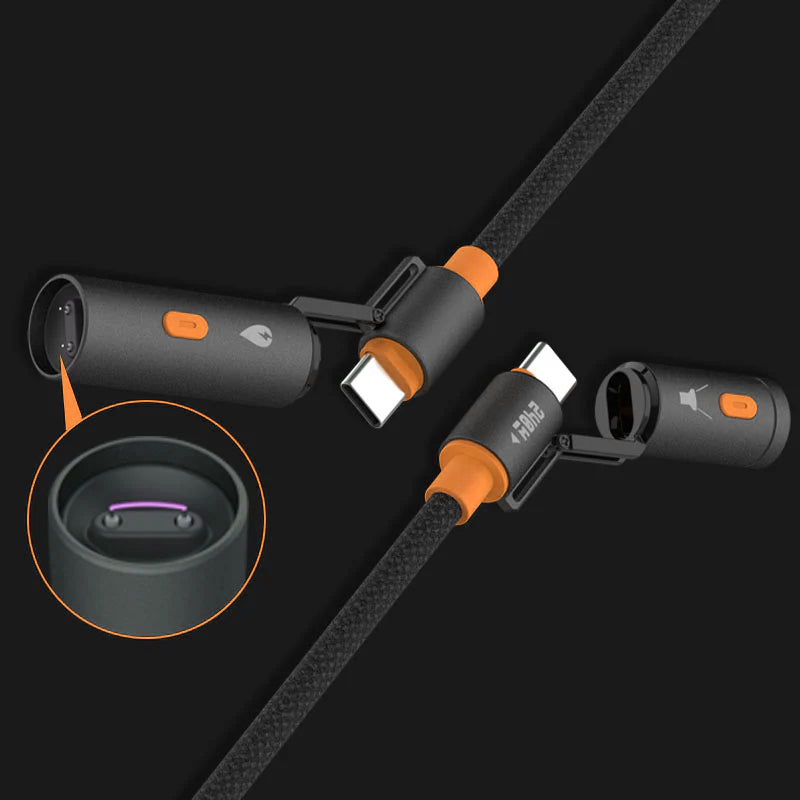 Free ChubbyWild 240W Rugged Charging Cable – Arc Ignite & Emergency Light, Outdoor Power Pro