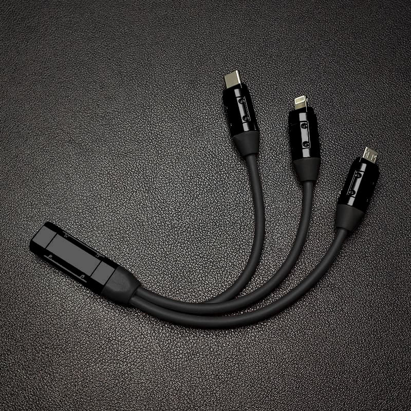 "Full-equipped Chubby" 6-in-1 240W Fast Charging Spring Cable