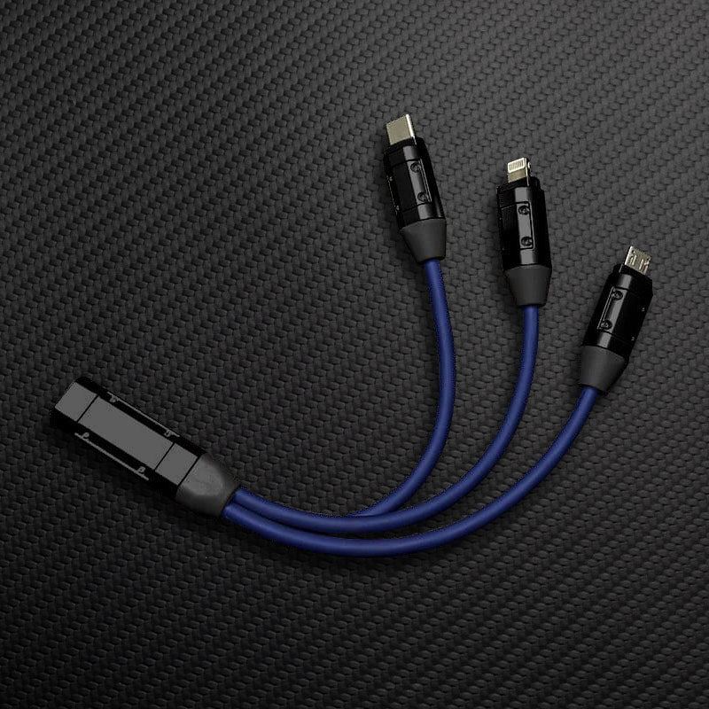 "Full-equipped Chubby" 6-in-1 240W Fast Charging Spring Cable