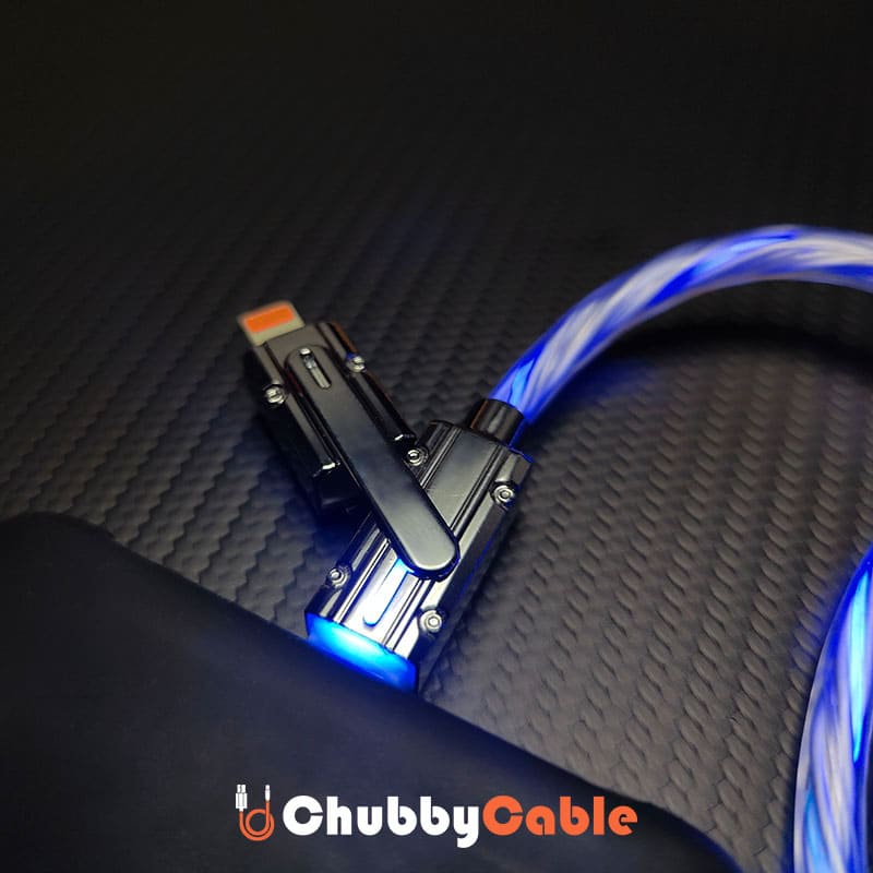 "Glowing Versatility" 4-in-1 Portable Charging Cable