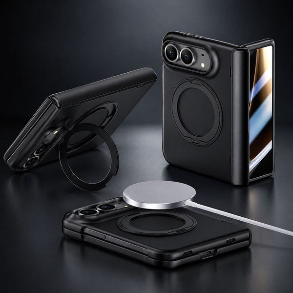 ChubbyArmor ShadowFold™ – HD Glass MagSafe Stand Case for iPhone Duo