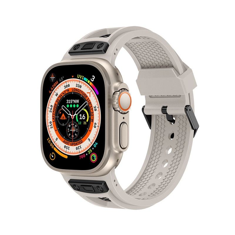 "Honeycomb Inspired Band" Breathable TPU Loop With Metal Buckle for Apple Watch