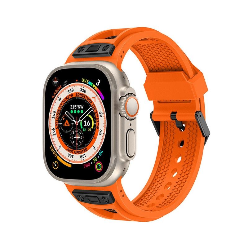 "Honeycomb Inspired Band" Breathable TPU Loop With Metal Buckle for Apple Watch
