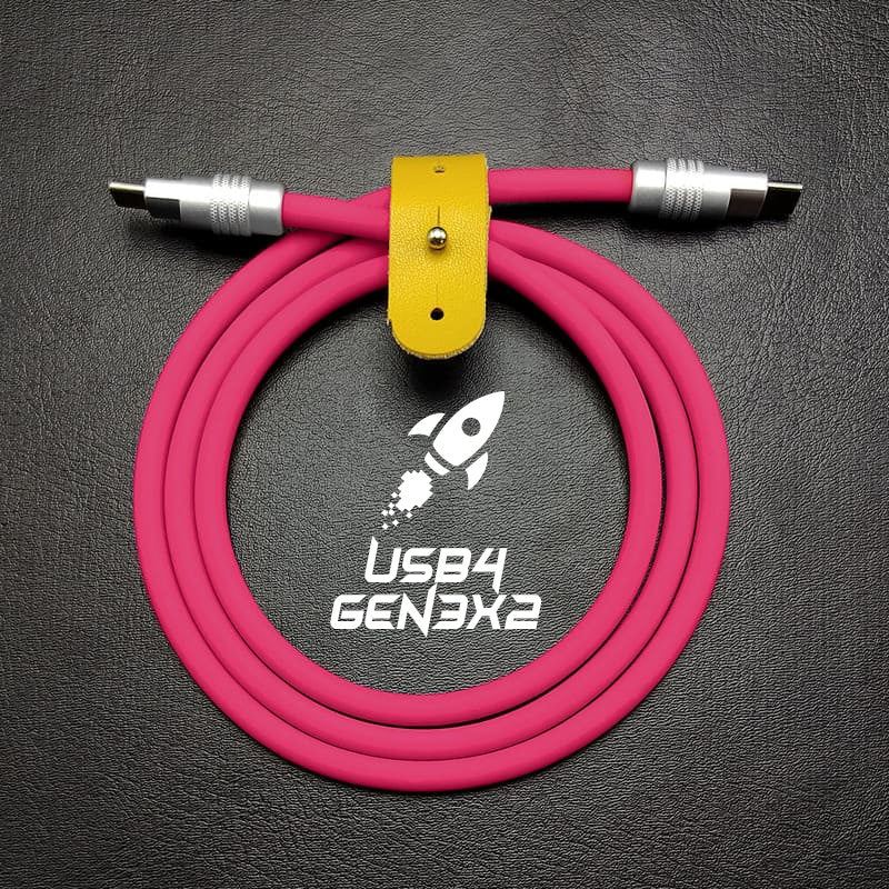 "HyperTransfer Chubby" USB3.2 Gen2×2 Cable & USB4 Gen3×2