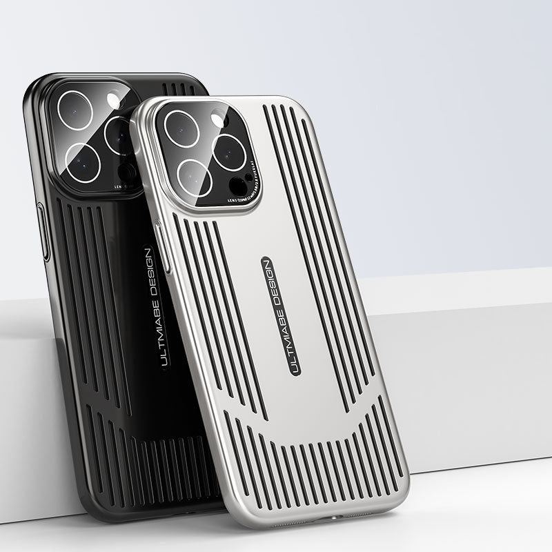 Ice-sensing heat dissipation and anti-fall mobile phone case suitable for iphone