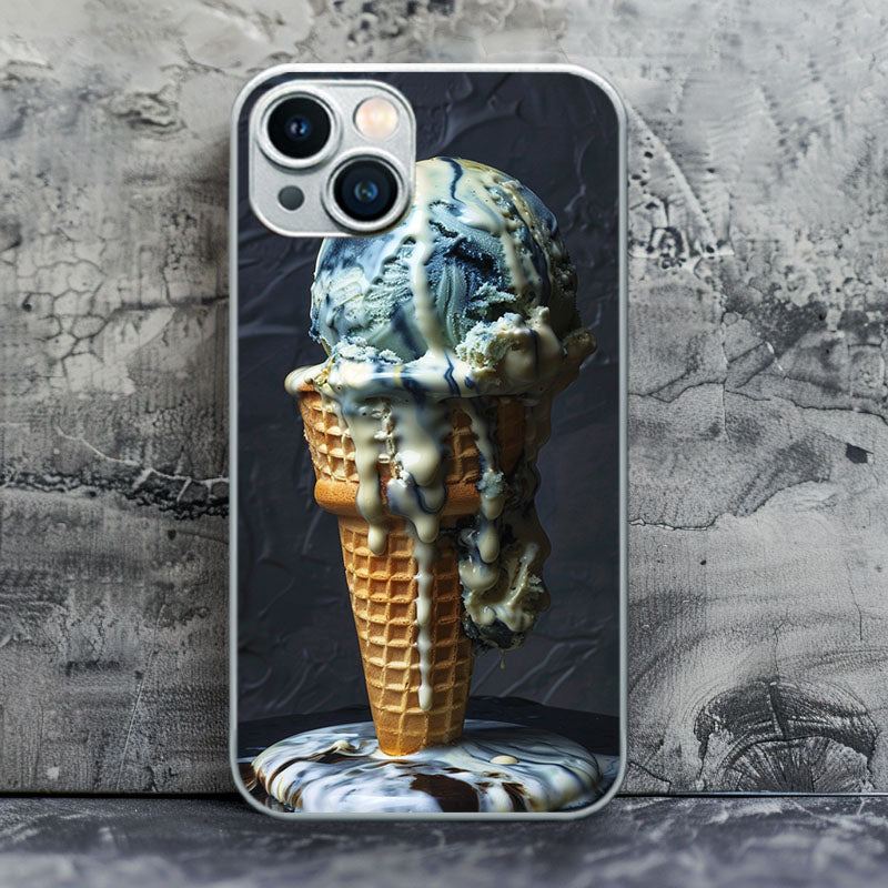 "IcyDrip" Special Designed Glass Material iPhone Case