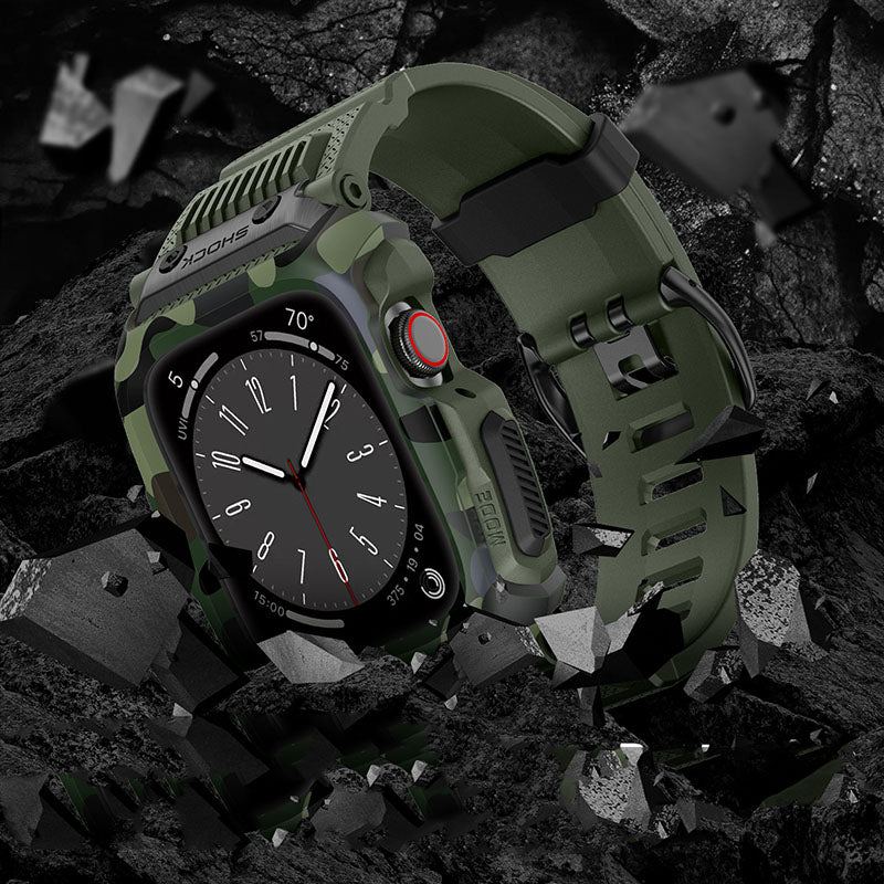 "Interstellar Camouflage" Tpu Integrated Watch Band For Apple Watch