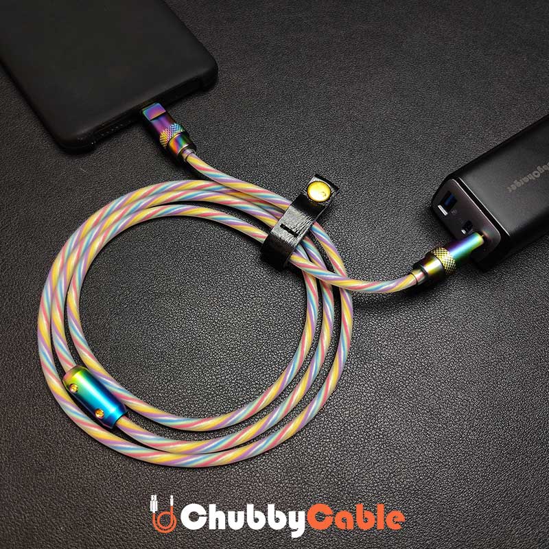 "Kaleidoscope Chubby" Special Designed Fast Charge Cable