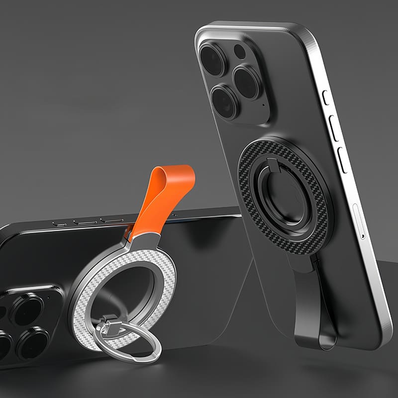 MagSafe 360° Rotating Ring Stand – Universal Compatibility & Dual-Sided ...