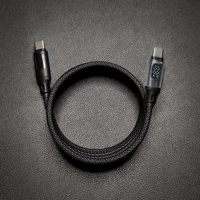 "MagSnap Pro" Magnetic Retractable Charging Cable with LED Display
