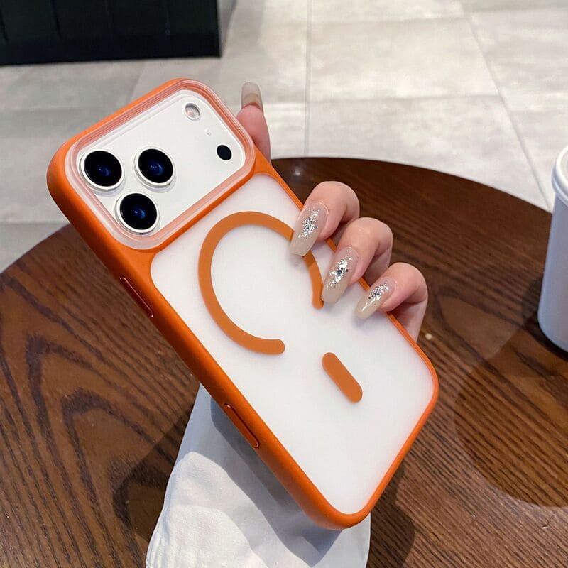 Magnetic Matte-Finish Case for iPhone 17