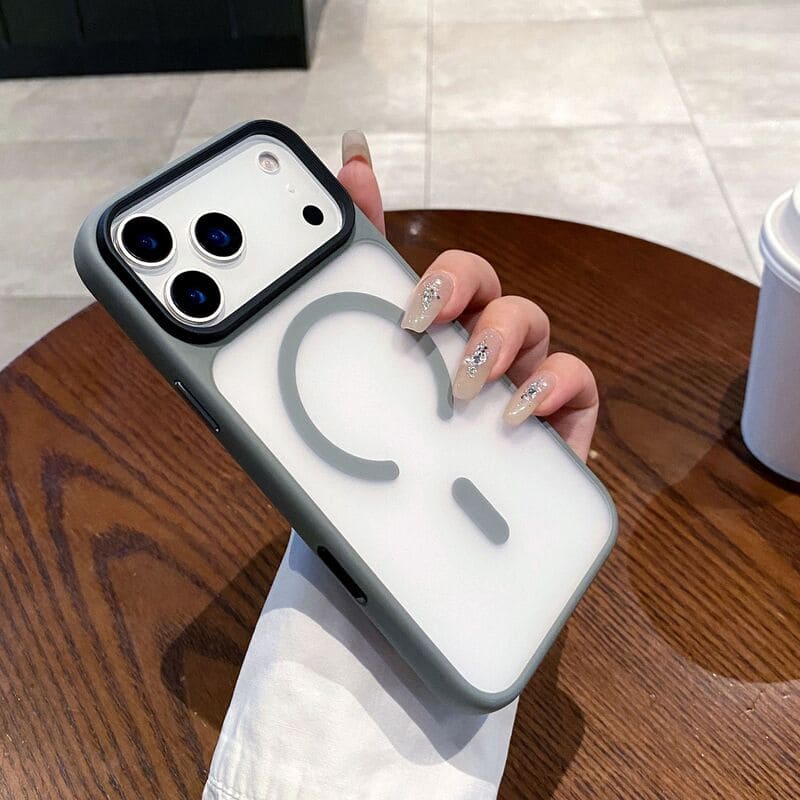 Magnetic Matte-Finish Case for iPhone 17