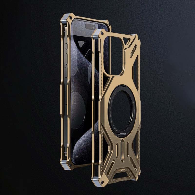 Magnetic Mecha Phone Case with Adjustable Stand