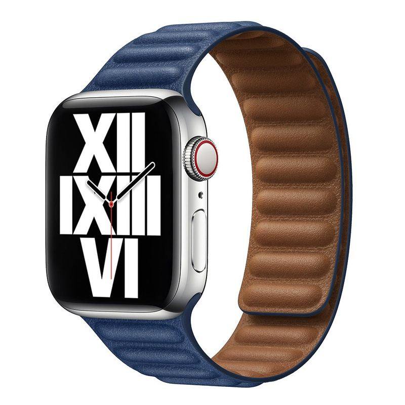 Apple watch band leather magnetic store