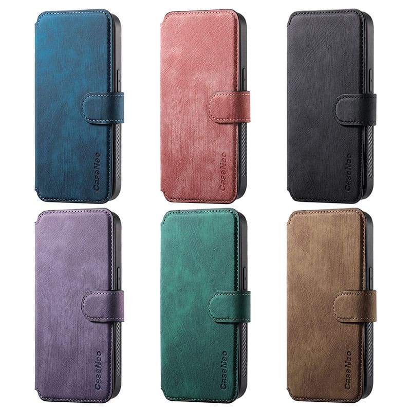 Magsafe Magnetic Flip Leather iPhone Case