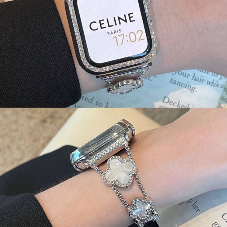 Metal Thin Diamond Watch Band for Apple Watch