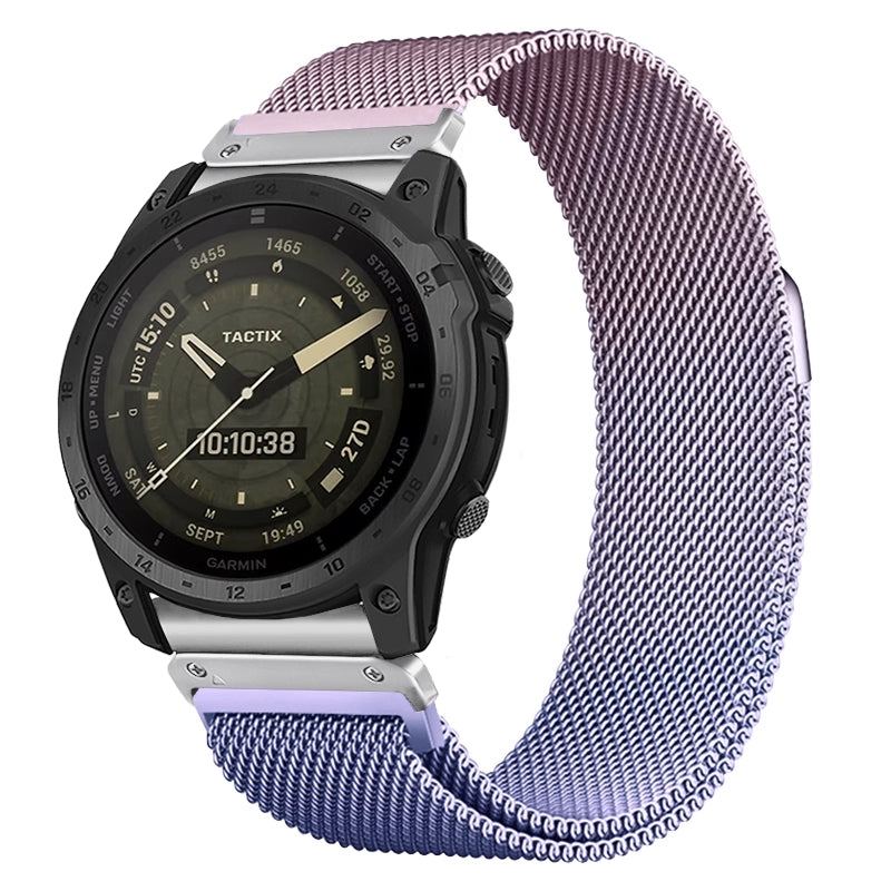 Milanese Metal Quick Release Band for Garmin Watch