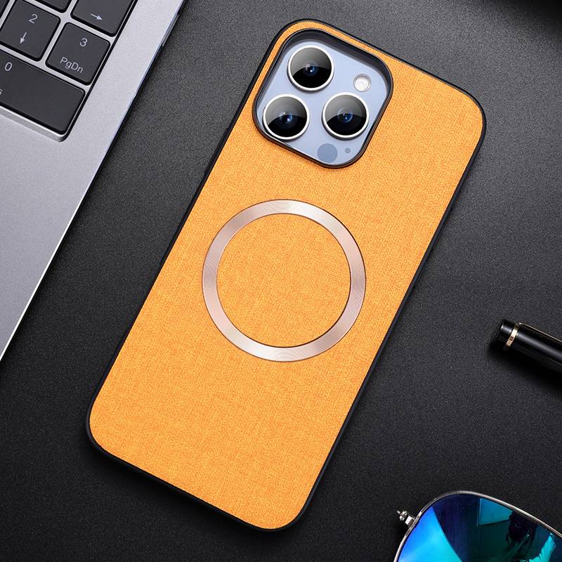 Minimalist Fabric Texture Magsafe Magnetic iPhone Case