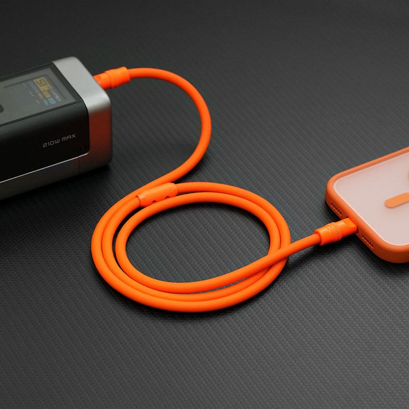 "Mono Chubby" Solid Color Silicone Charge Cable