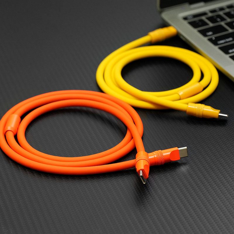 "Mono Chubby" Solid Color Silicone Charge Cable