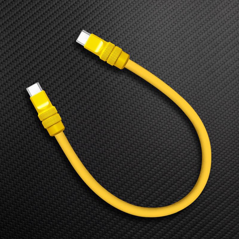"Monochrome Chubby" Power Bank Friendly Cable - Silicone Material