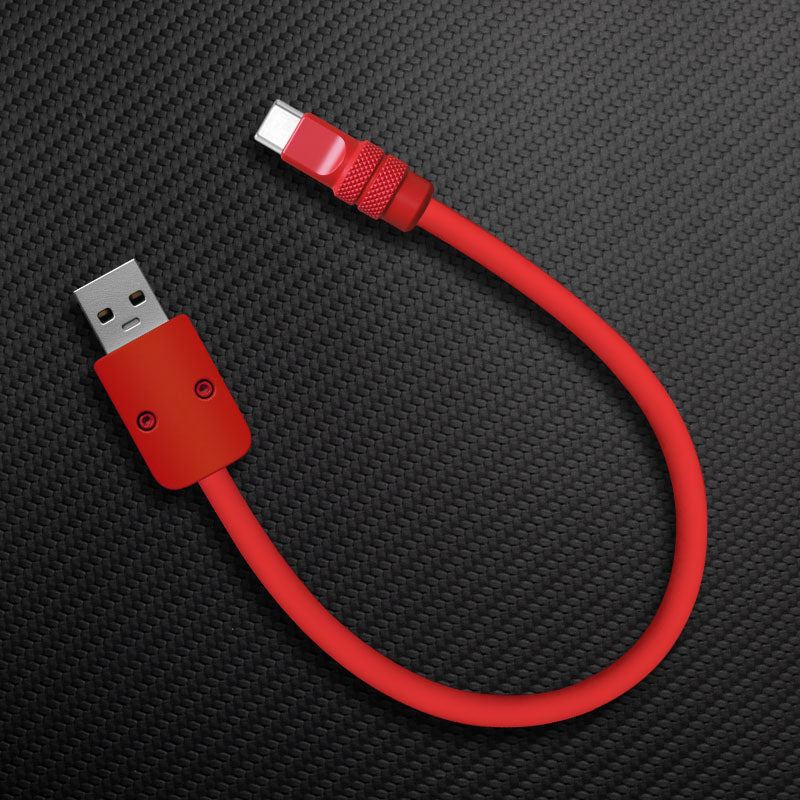 "Monochrome Chubby" Power Bank Friendly Cable - Silicone Material