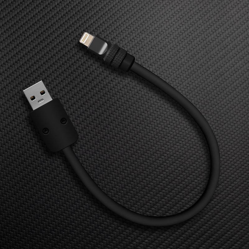 "Monochrome Chubby" Power Bank Friendly Cable - Silicone Material