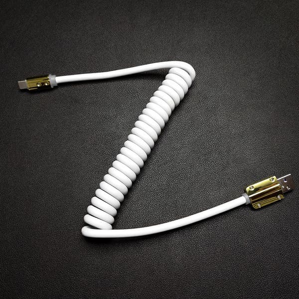 Spring Charge Cable With Smart Light | Chubbycable