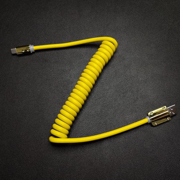 Spring Charge Cable With Smart Light | Chubbycable