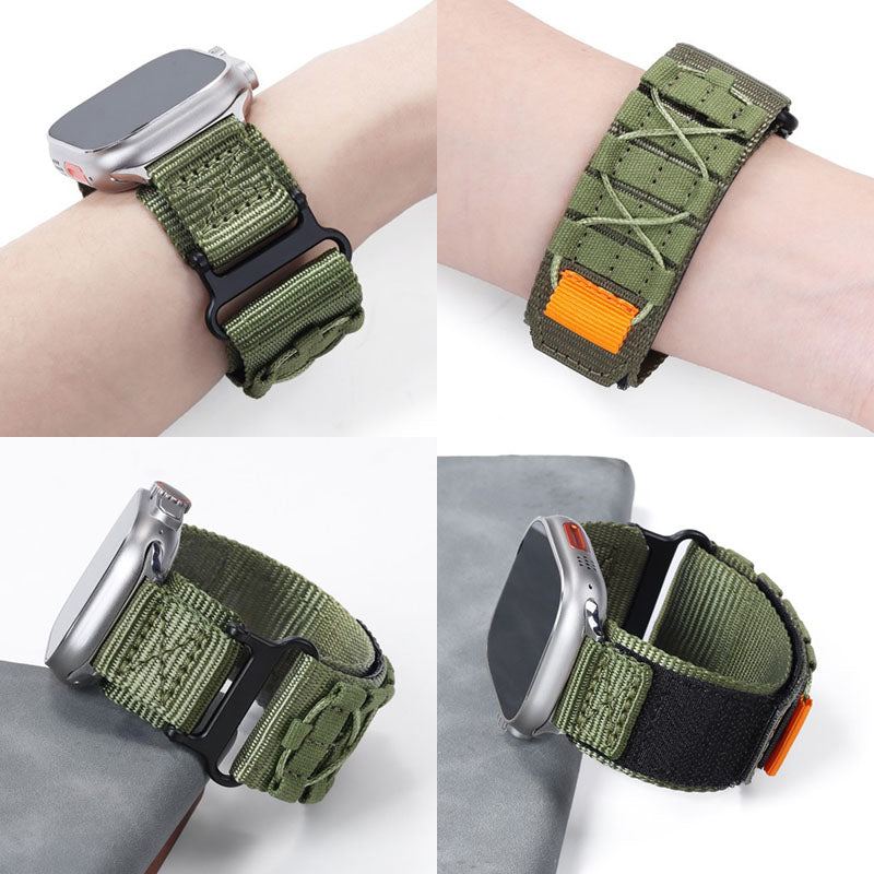 "Outdoor Band" Mountaineering Nylon Canvas Loop For Apple Watch