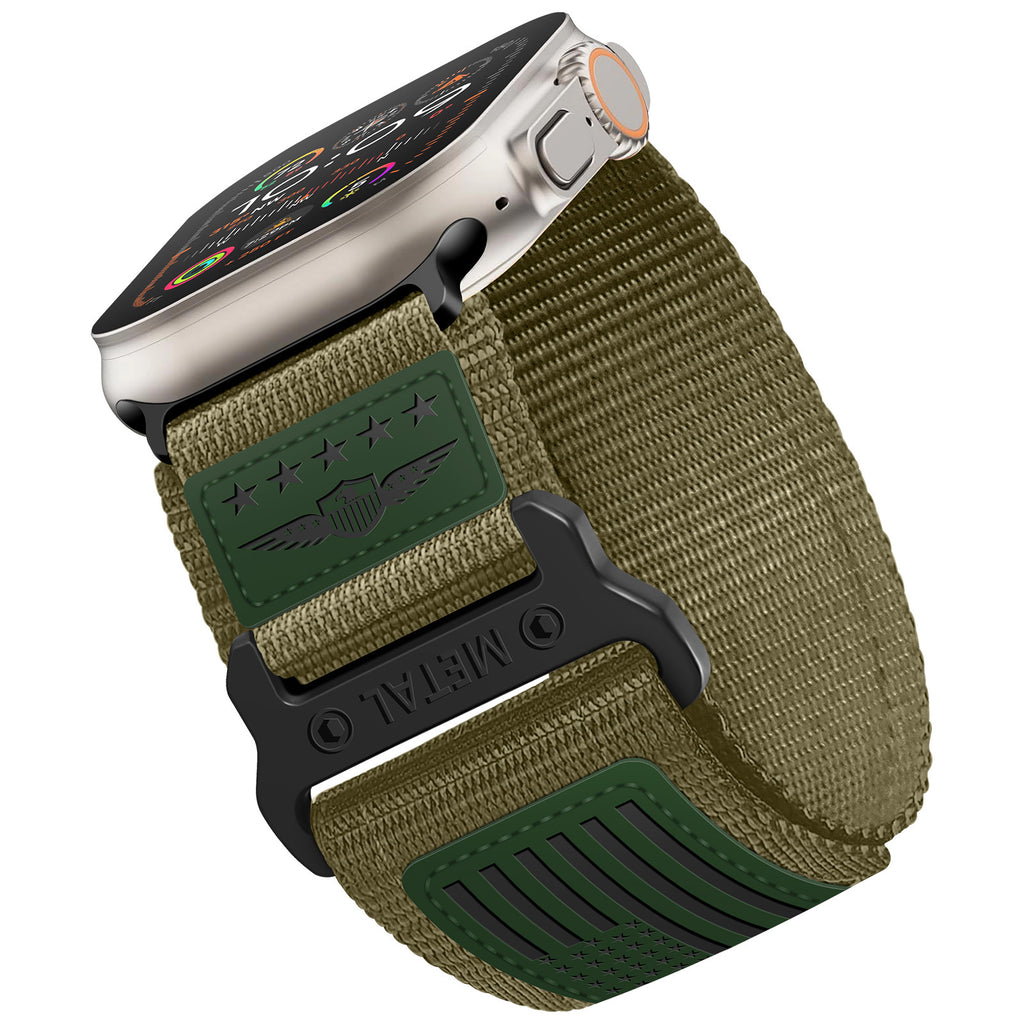 "Outdoor Climbing Band" Finely Woven Nylon Band For Apple Watch