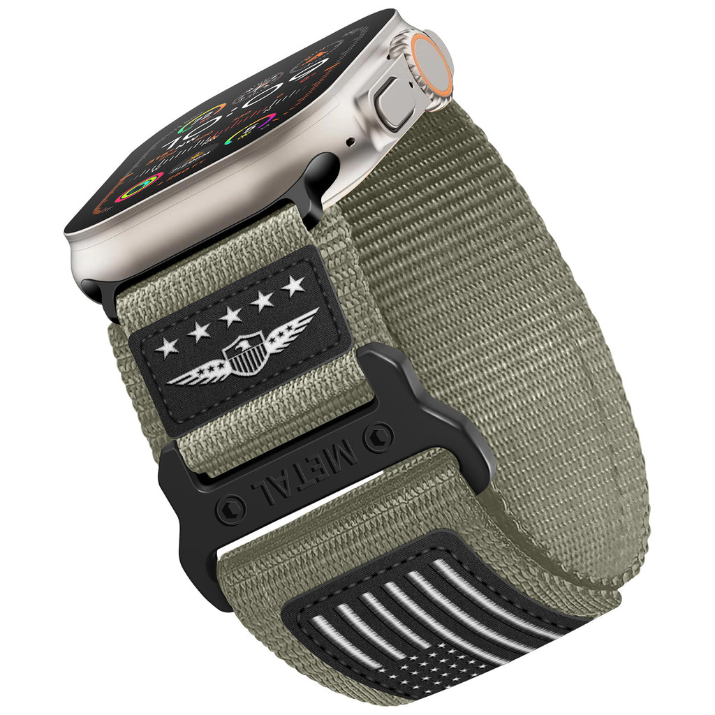 "Outdoor Climbing Band" Finely Woven Nylon Band For Apple Watch