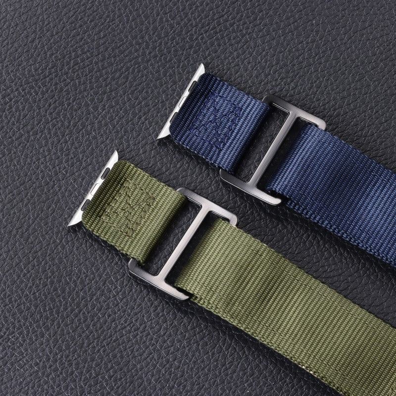 "Outdoor Strap" Mountaineering Nylon Canvas Loop For Apple Watch
