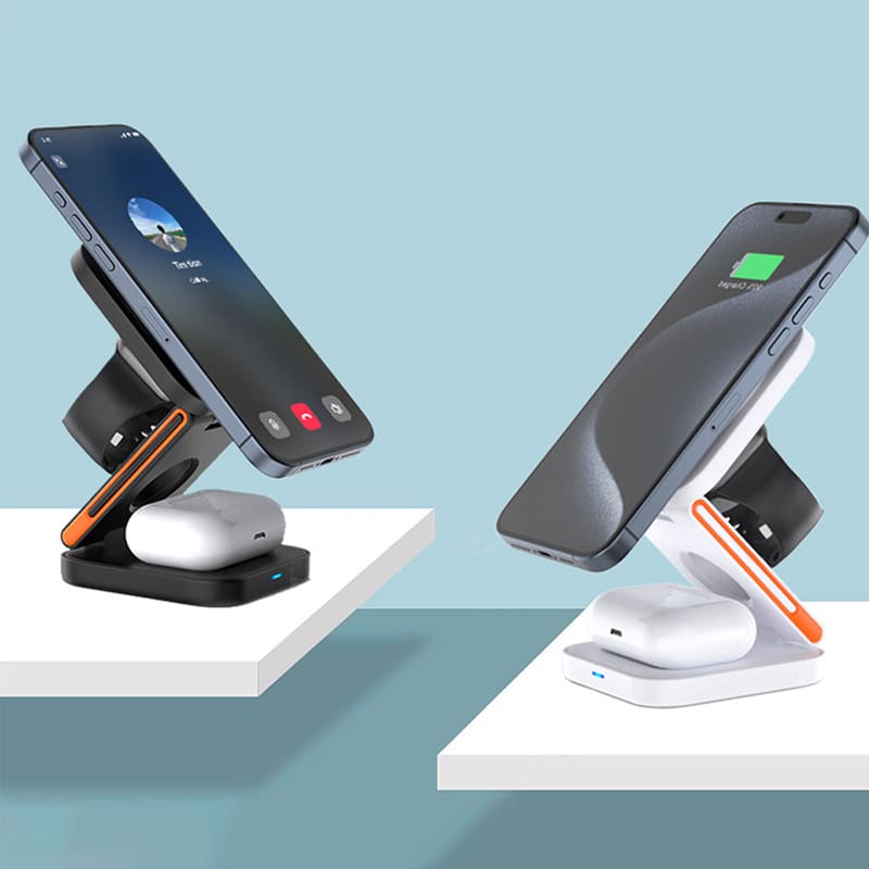 Portable Foldable Magnetic 3-in-1 Wireless Charger