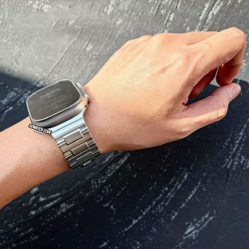 "Retro Premium" Widened Silicone Band For Apple Watch