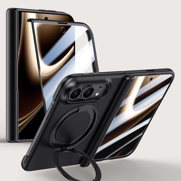 ChubbyArmor ShadowFold™ – HD Glass MagSafe Stand Case for iPhone 18 Fold