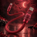 ChubbyCable Halloween Edition – 240W USB-C Cable with Spooky Engraved Connector