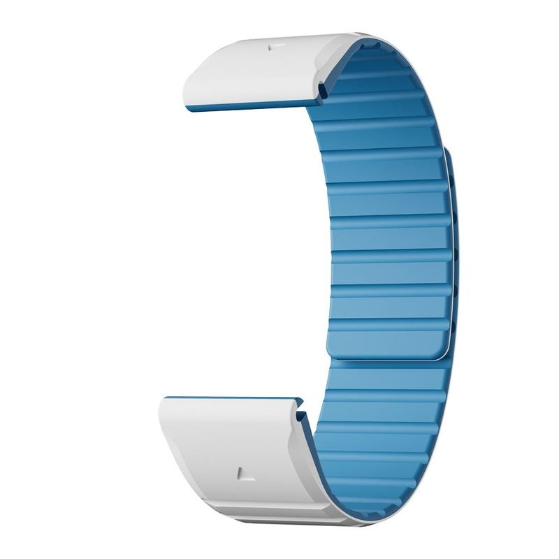 Silicone Magnetic Two Color Watch Band for Gamin