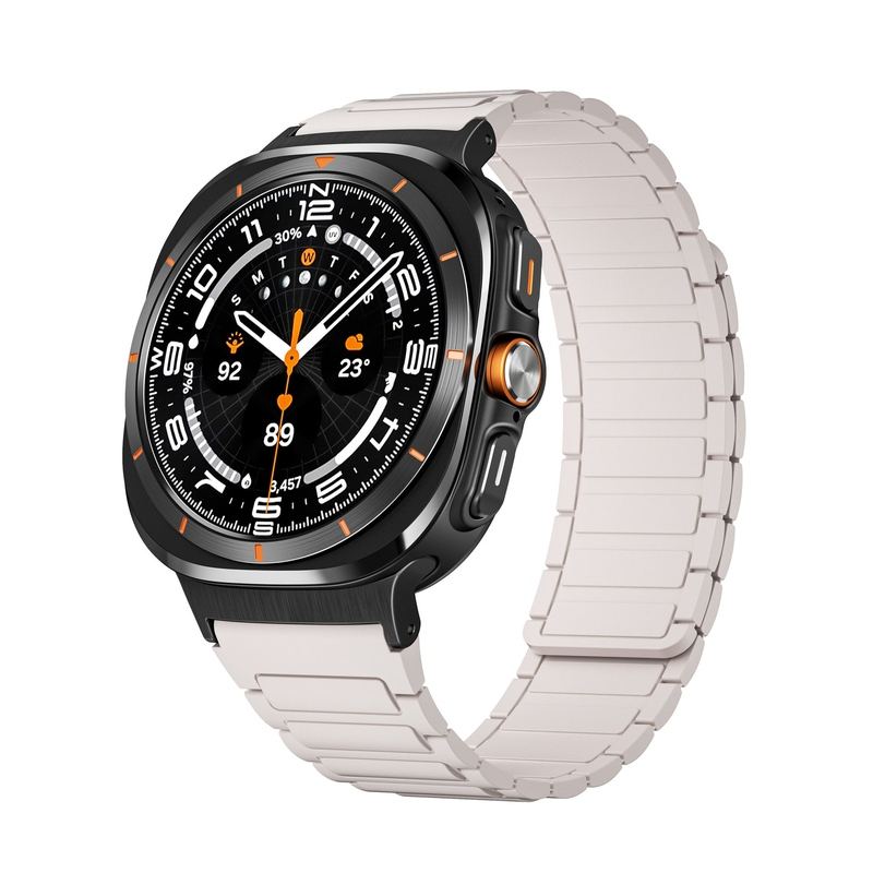 Silicone Magnetic Two-Tone Band For Samsung Galaxy Watch Ultra