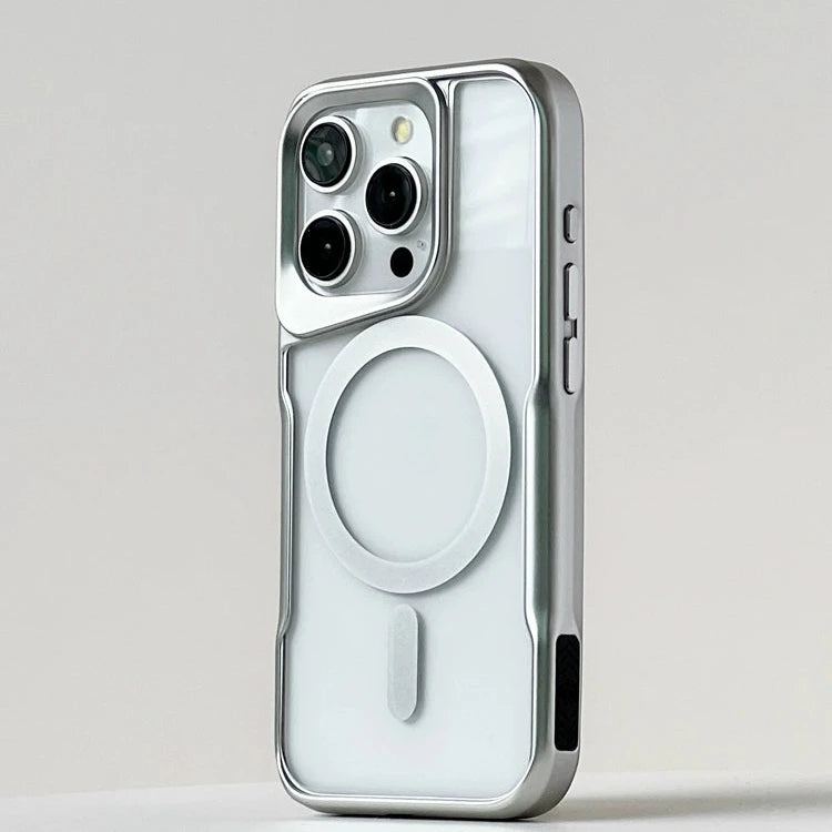 Simple Transparent Magnetic Phone Case for iPhone 16