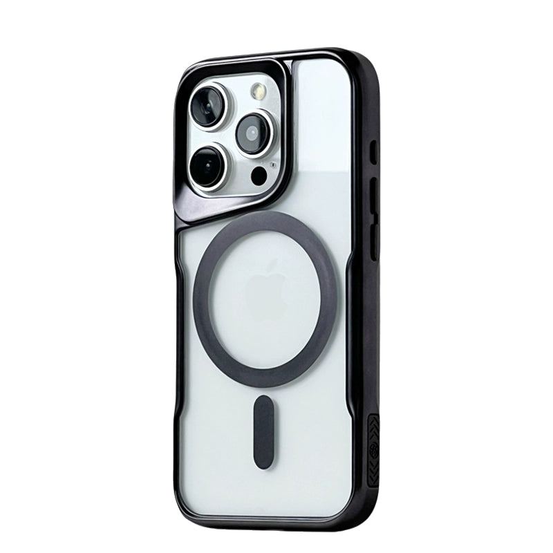 Simple Transparent Magnetic Phone Case for iPhone 16