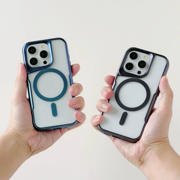 Simple Transparent Magnetic Phone Case for iPhone 16