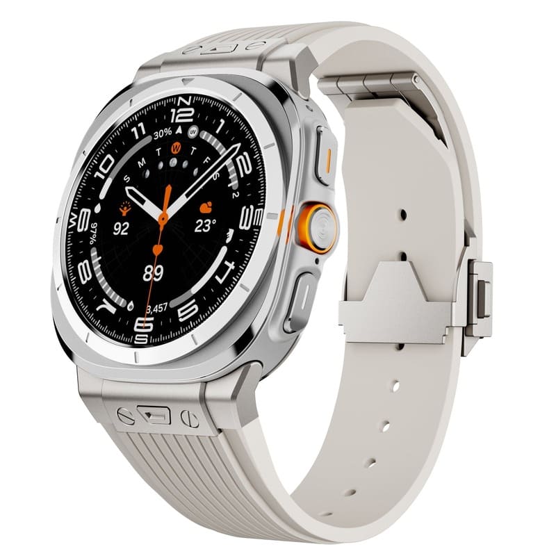 "Sleek Luxury" Streamlined Silicone Band For Samsung Watch Ultra